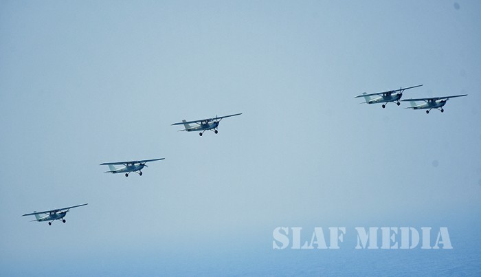 Sri Lanka Air Force Joins in the 70th Independence Day Celebrations