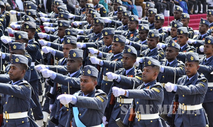 Sri Lanka Air Force Joins in the 70th Independence Day Celebrations