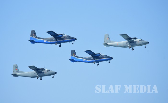 Sri Lanka Air Force Joins in the 70th Independence Day Celebrations