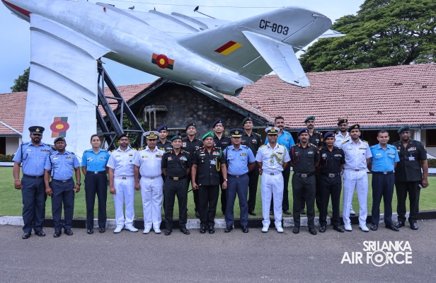 INDIAN ARMED FORCES DELEGATION VISITS SLAF BASE KATUNAYAKE AS PART OF CULTURAL EXCHANGE PROGRAMME