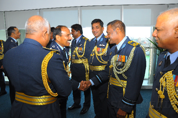 Chief of the Air Staff of the Indian Air Force Calls on the Commander