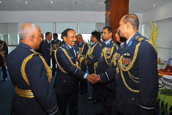 Chief of the Air Staff of the Indian Air Force Calls on the Commander
