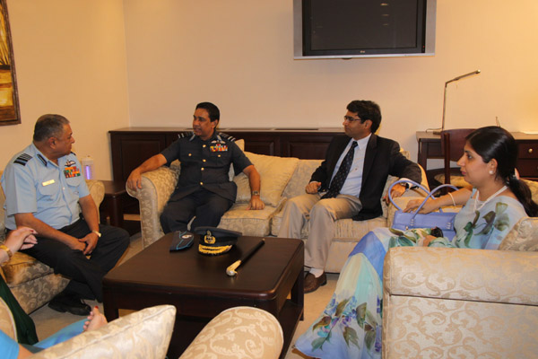 Indian Air Chief Arrives in Sri Lanka