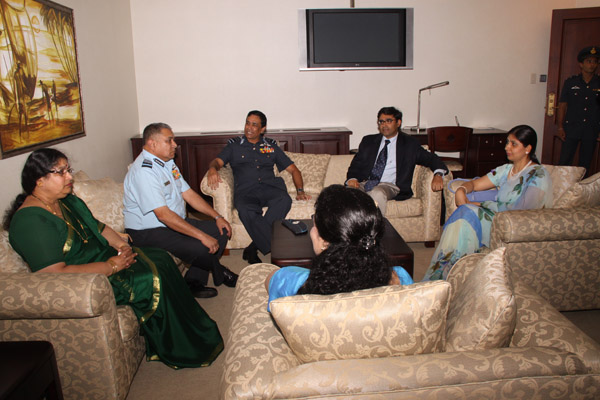 Indian Air Chief Arrives in Sri Lanka