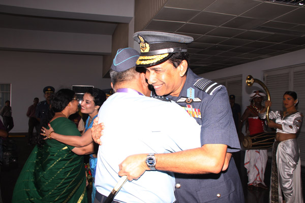 Indian Air Chief Arrives in Sri Lanka