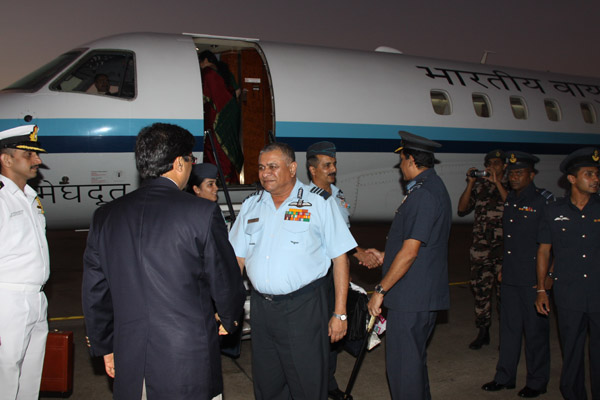 Indian Air chief Completes Official Visit to SL