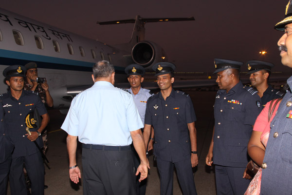 Indian Air chief Completes Official Visit to SL