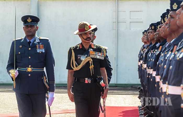 Chief of the Army Staff of the Indian Army Calls on the Commander of the Sri Lanka Air Force