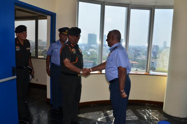 Courtesy call of goc-in c , indian army southern command, lt gen. Ashok singh