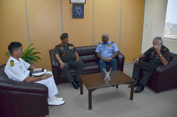Courtesy call of goc-in c , indian army southern command, lt gen. Ashok singh