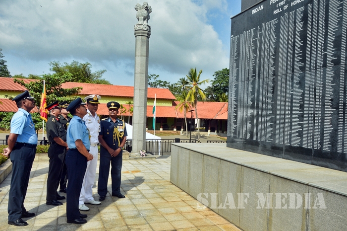 Air Marshal Ajit S Bhonsle Calls on Commander of the Air Force