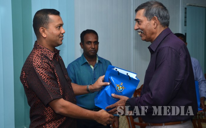 Indian Air Force Sky Divers Visit SLAF Station Ampara