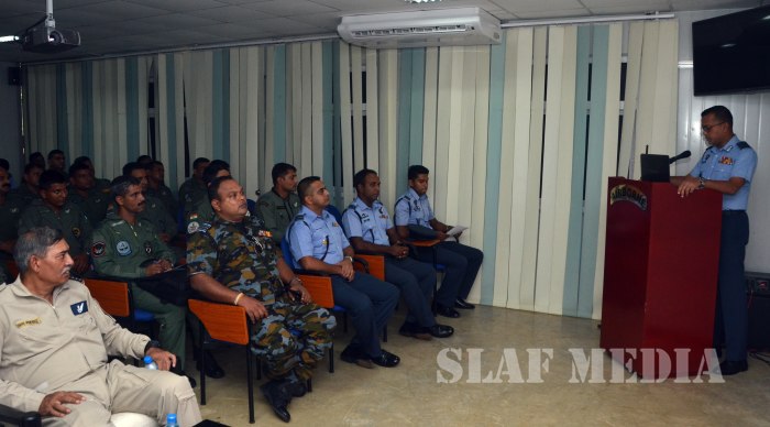 Indian Air Force Sky Divers Visit SLAF Station Ampara