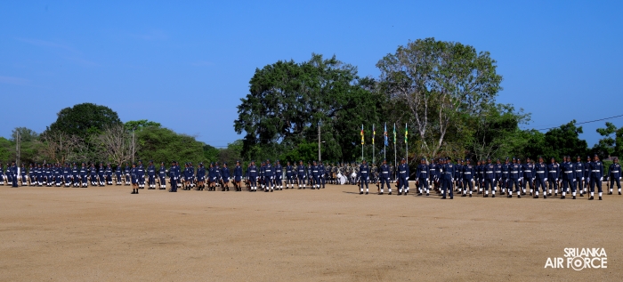 COMMANDER’S INSPECTION AT SLAF STATION WEERAWILA
