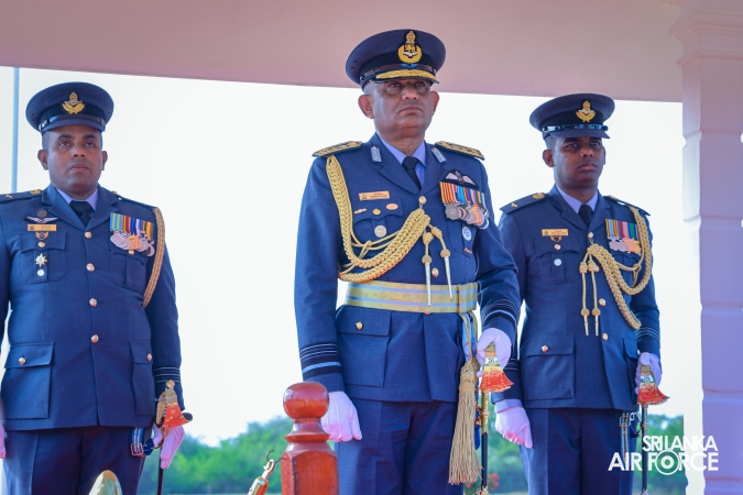 COMMANDER’S INSPECTION AT SLAF STATION WEERAWILA