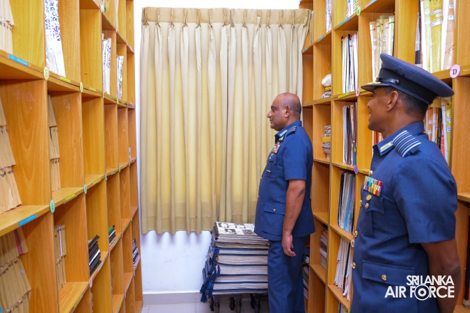 COMMANDER’S INSPECTION AT SLAF STATION WEERAWILA