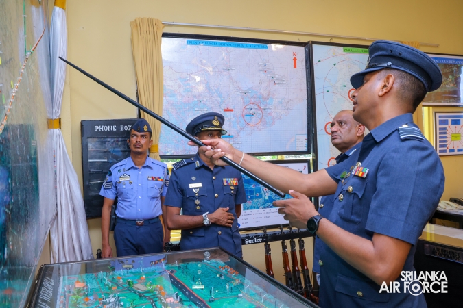 COMMANDER’S INSPECTION AT SLAF STATION WEERAWILA