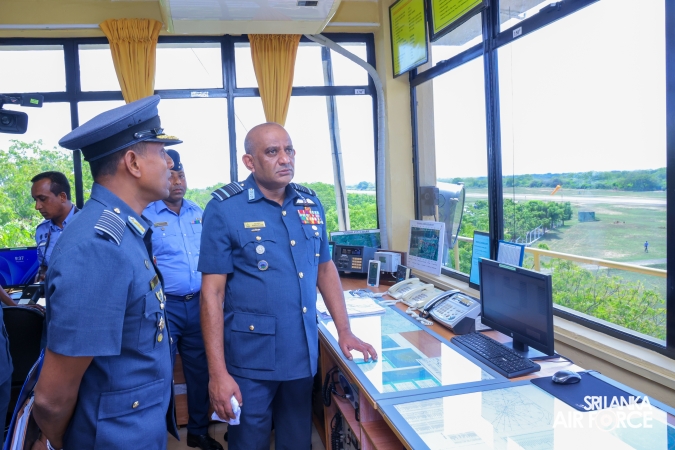 COMMANDER’S INSPECTION AT SLAF STATION WEERAWILA