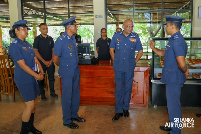 COMMANDER’S INSPECTION AT SLAF STATION WEERAWILA