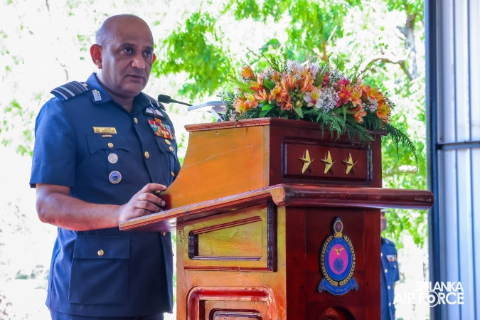 COMMANDER’S INSPECTION AT SLAF STATION WEERAWILA