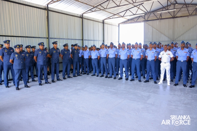 COMMANDER’S INSPECTION AT SLAF STATION WEERAWILA