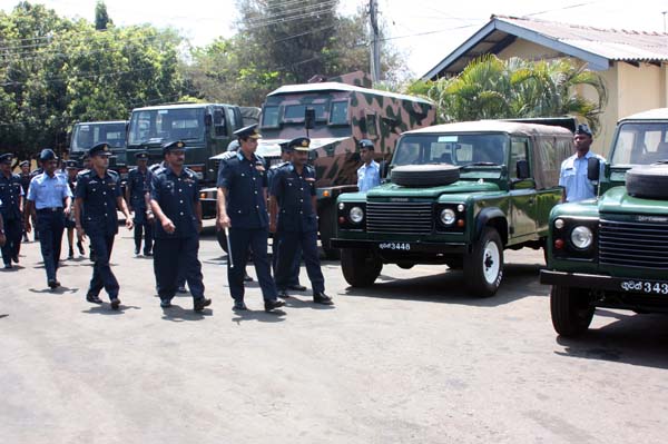 Annual Commander's Inspection at Sri Lanka Air Force Base Vavuniya Annual Commander's Inspection at Sri Lanka Air Force Base Vavuniya