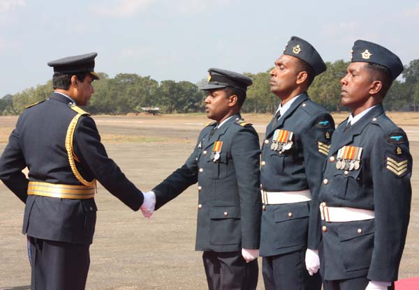 Annual Commander's Inspection at Sri Lanka Air Force Base Vavuniya Annual Commander's Inspection at Sri Lanka Air Force Base Vavuniya