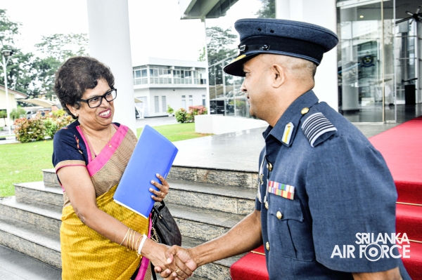 NEWLY APPOINTED HIGH COMMISSIONER OF SRI LANKA TO INDIA CALLS ON THE COMMANDER