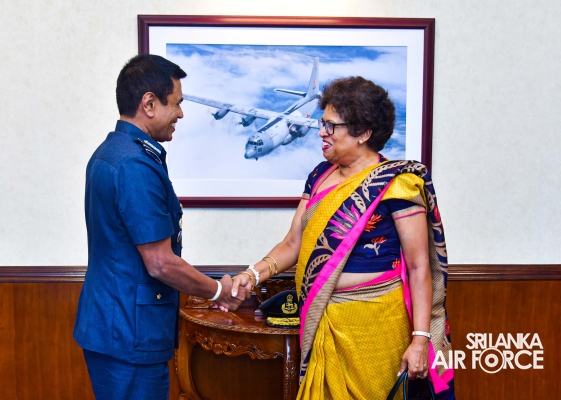 NEWLY APPOINTED HIGH COMMISSIONER OF SRI LANKA TO INDIA CALLS ON THE COMMANDER