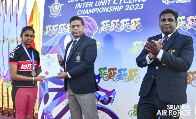 SLAF STATION COLOMBO EXCELS AT THE INTER UNIT CYCLING
CHAMPIONSHIP 2023
