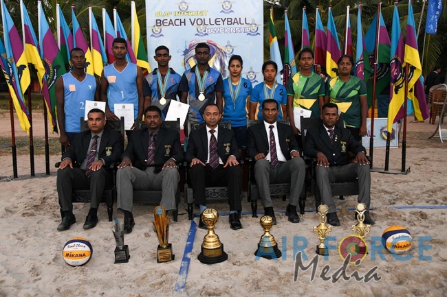 BIA and Ekala Men’s and Women’s Inter Unit Beach Volleyball Champions 2019