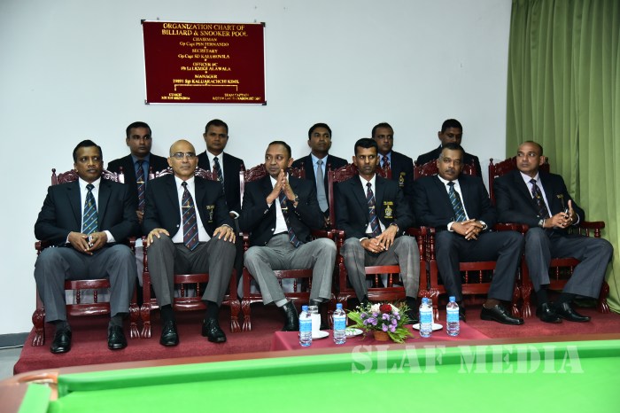 Inter Unit Billiards and Snooker Tournament 2017