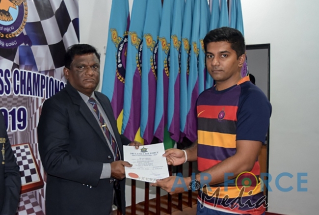 SLAF Academy China Bay Win Inter Unit Chess Championship 2019