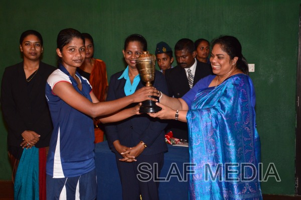 Sri Lanka Air Force Academy China Bay wins the Inter Unit Netball Championship 2014