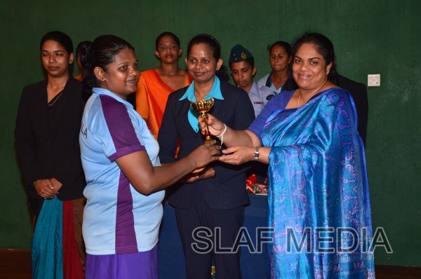 Sri Lanka Air Force Academy China Bay wins the Inter Unit Netball Championship 2014