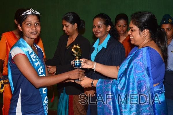 Sri Lanka Air Force Academy China Bay wins the Inter Unit Netball Championship 2014