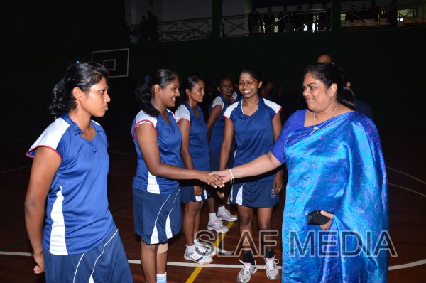 Sri Lanka Air Force Academy China Bay wins the Inter Unit Netball Championship 2014