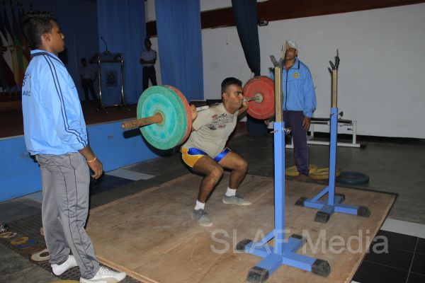 SLAF Inter Unit Weight Lifting Championships - 2013