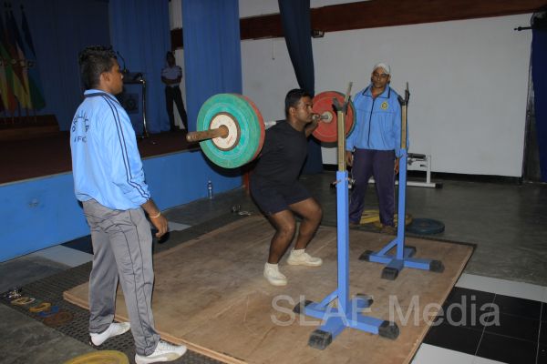 SLAF Inter Unit Weight Lifting Championships - 2013