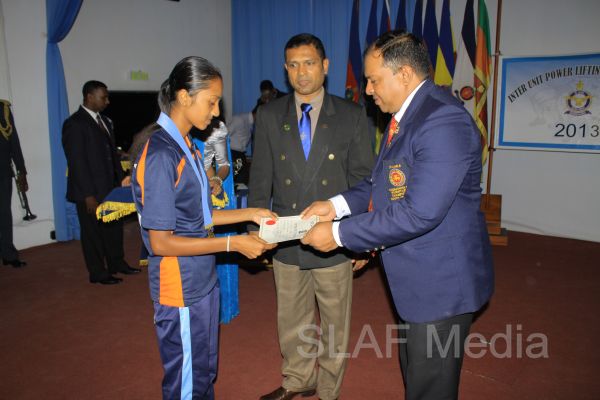 SLAF Inter Unit Weight Lifting Championships - 2013