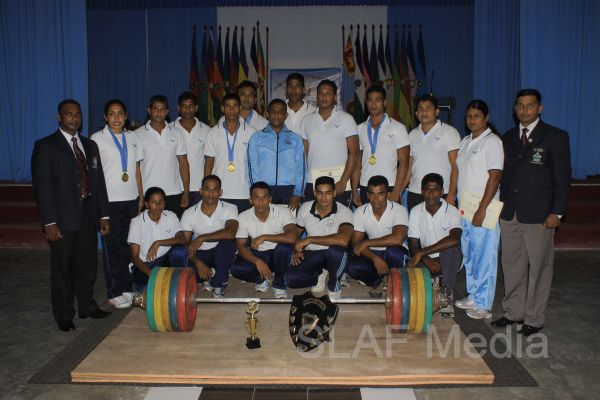 SLAF Inter Unit Weight Lifting Championships - 2013