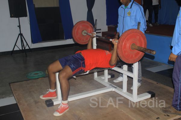 SLAF Inter Unit Weight Lifting Championships - 2013