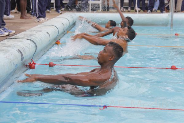 SLAF Academy excels at the Inter Unit Water Polo and Swimming Championships