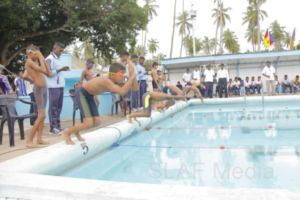 SLAF Academy excels at the Inter Unit Water Polo and Swimming Championships
