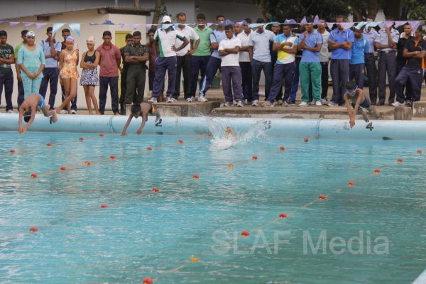 SLAF Academy excels at the Inter Unit Water Polo and Swimming Championships