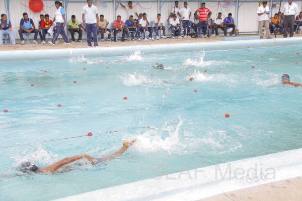 SLAF Academy excels at the Inter Unit Water Polo and Swimming Championships