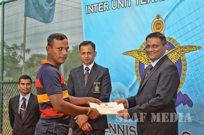 Inter Unit Tennis Tournament 2016