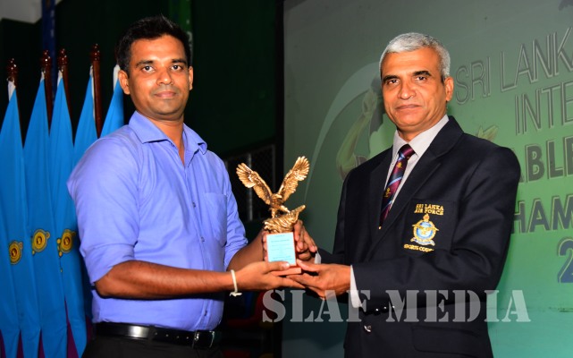 Sri Lanka Air Force Base Ratmalana Win Inter Unit Table Tennis Champions 2018