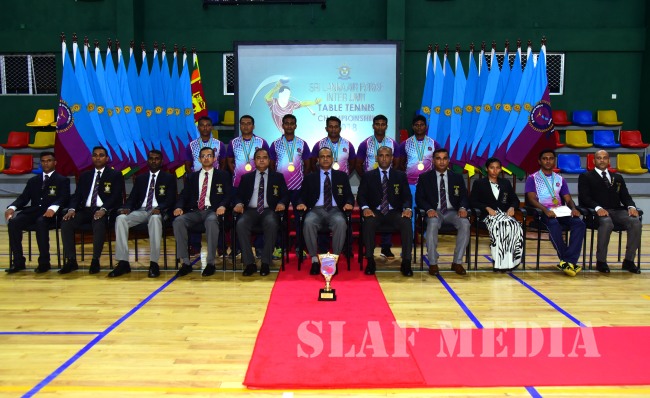 Sri Lanka Air Force Base Ratmalana Win Inter Unit Table Tennis Champions 2018
