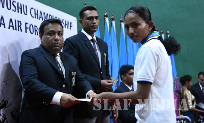 SLAF Academy China Bay Win Men's and Women's Inter Unit Wushu Championship 2018